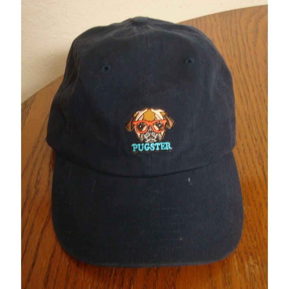 Pug Dog Wearing Sunglasses Baseball Cap Pugster Charm Jewelry Pet Parent Hat